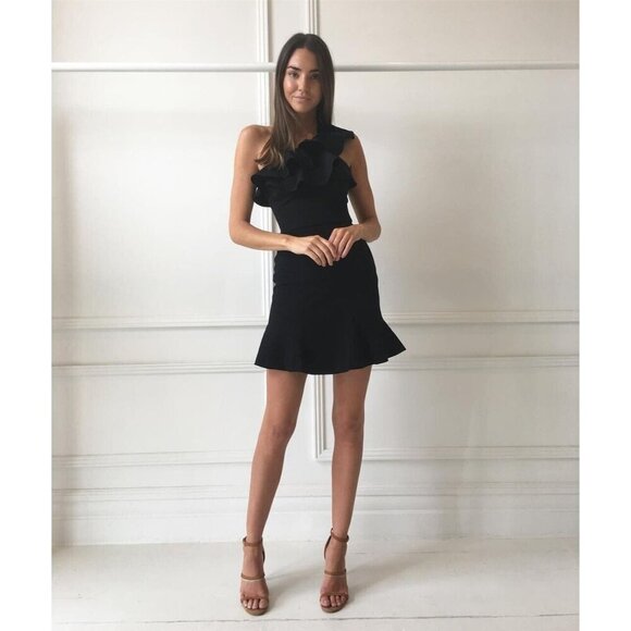 Rebecca Vallance St Barts Mini Dress Size 2 Black NWT $428 - Picture 4 of 16